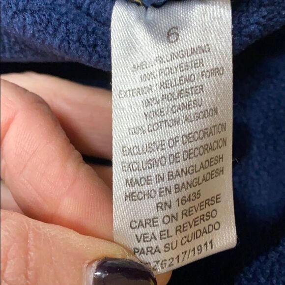 Junior Varsity Athletics Boy’s Yellow Puffer Vest - Picture 6 of 7